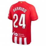 Günstige Fußballtrikots Atlético Madrid Barrios 24 Heimtrikot 2023-24 Kurzarm